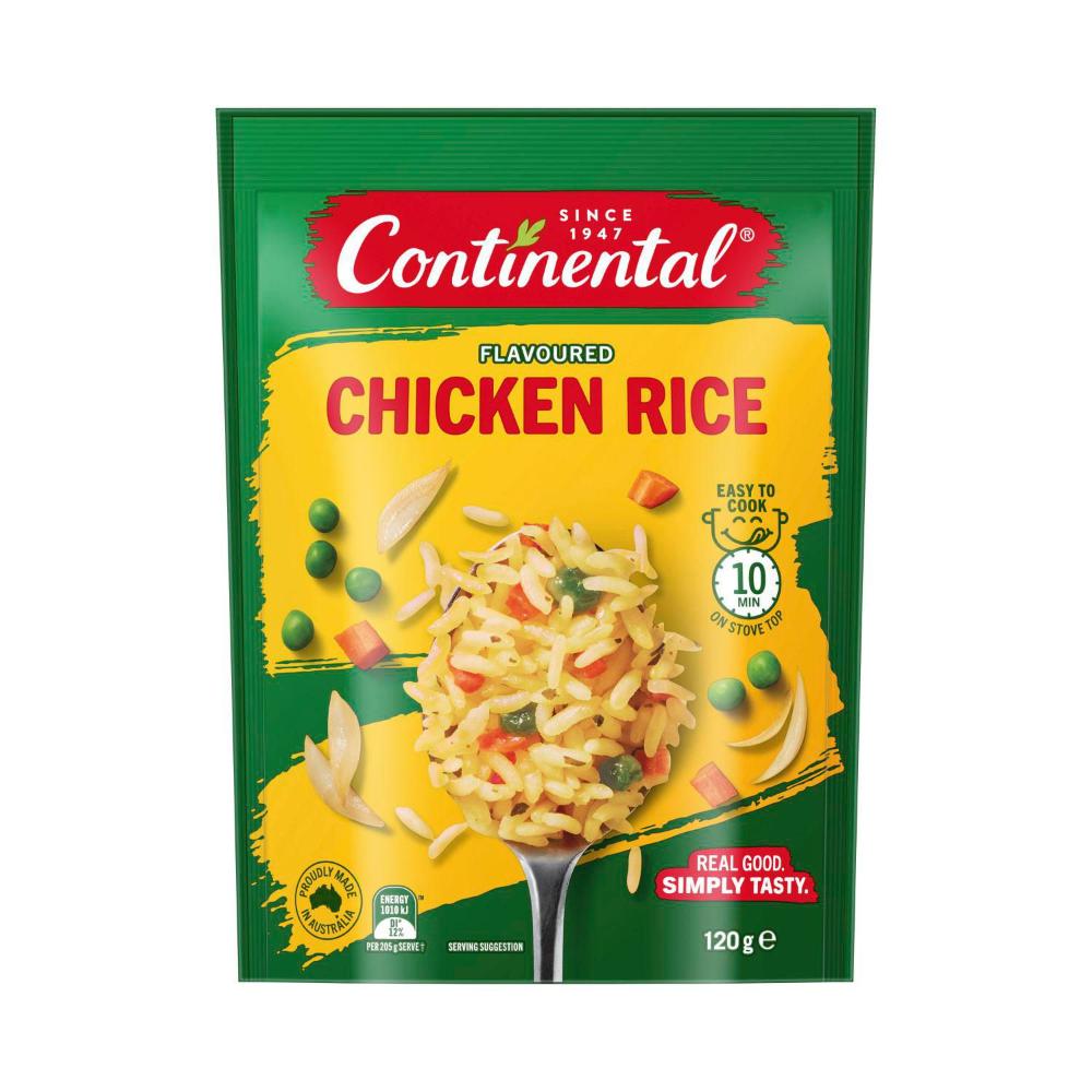Continental Chicken Rice Serves 3 - 120g