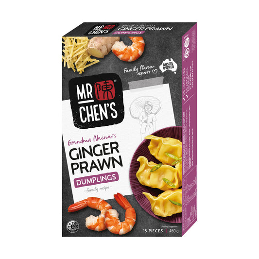 Mr Chen's Ginger Prawn Dumplings - 450g