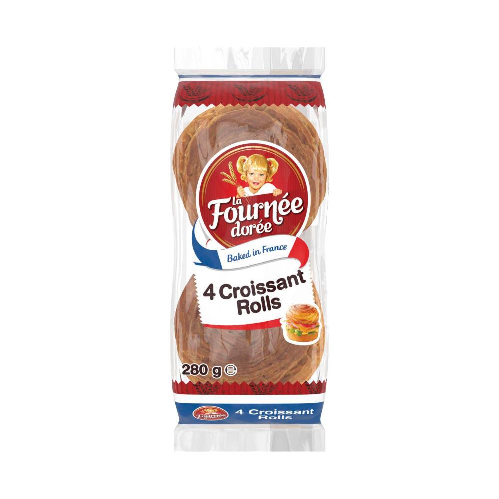 La Fournee Doree Croissant Rolls 4pk - 280GRAM