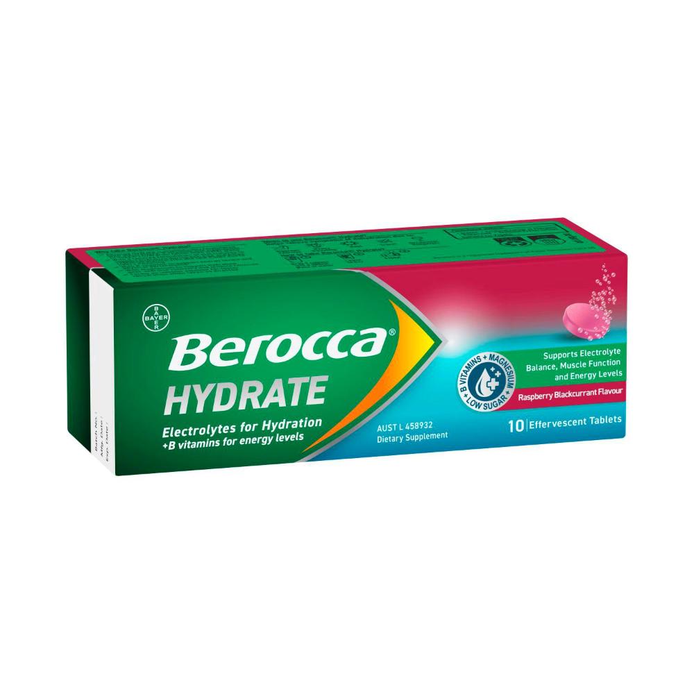 Berocca Hydrate Blackcurrant - 10 pack