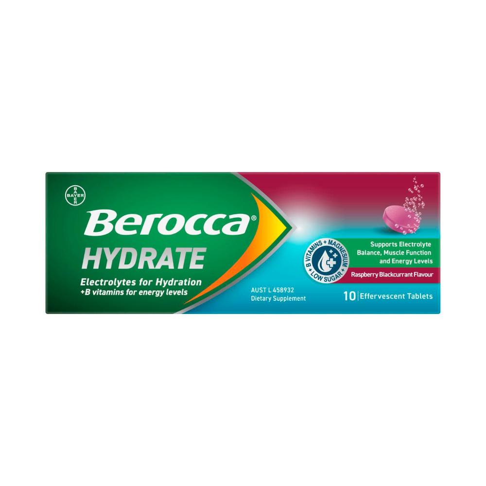 Berocca Hydrate Blackcurrant - 10 pack