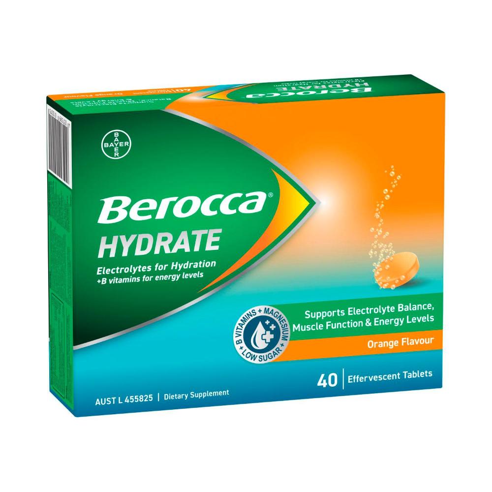 Berocca Hydrate Orange 40pk - 40PACK