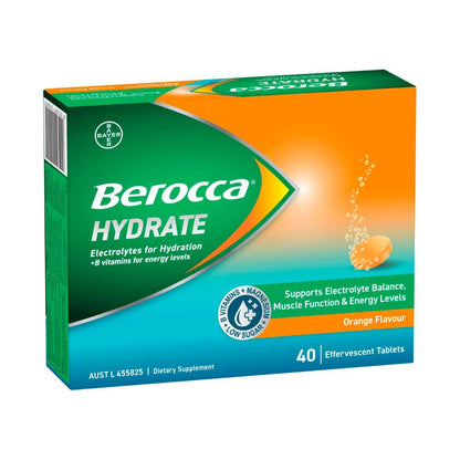 Berocca Hydrate Orange 40pk - 40PACK