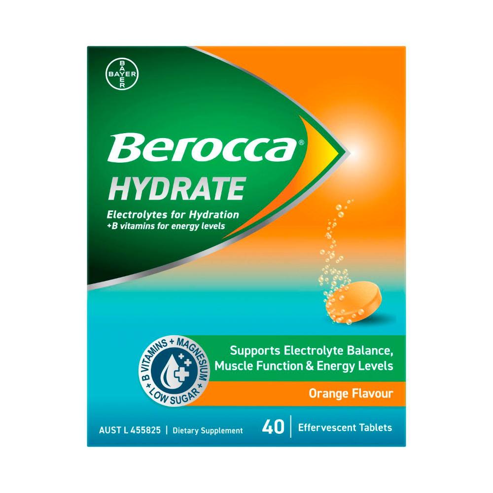 Berocca Hydrate Orange 40pk - 40PACK