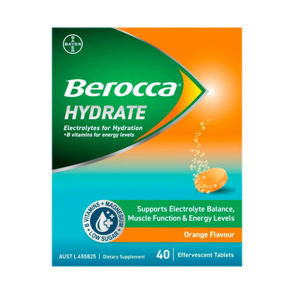 Berocca Hydrate Orange 40pk - 40PACK