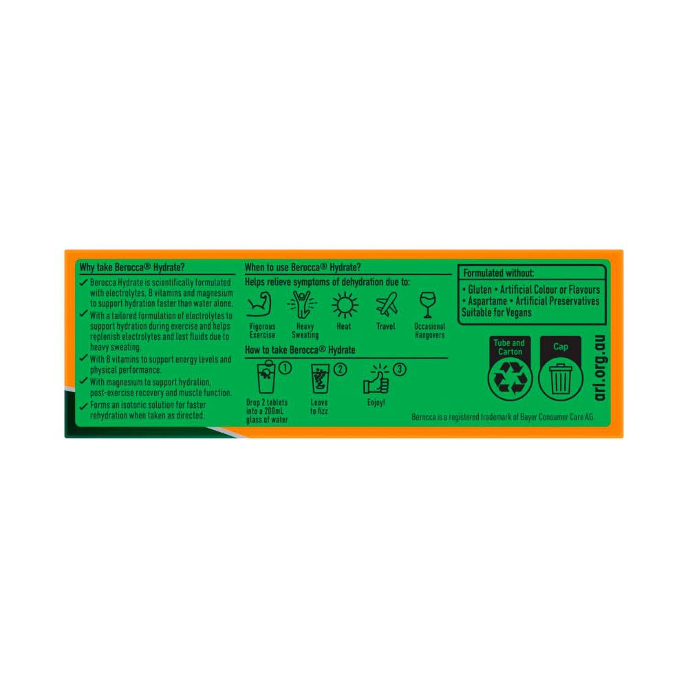 Berocca Hydrate Orange 40pk - 40PACK