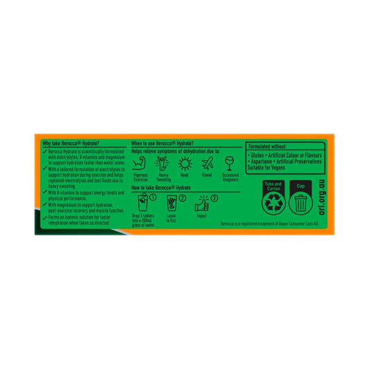 Berocca Hydrate Orange 40pk - 40PACK