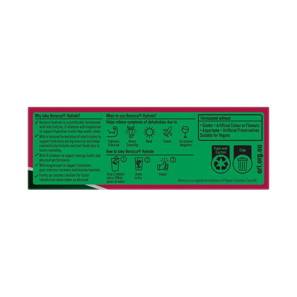 Berocca Hydrate Blackcurrant - 40 pack