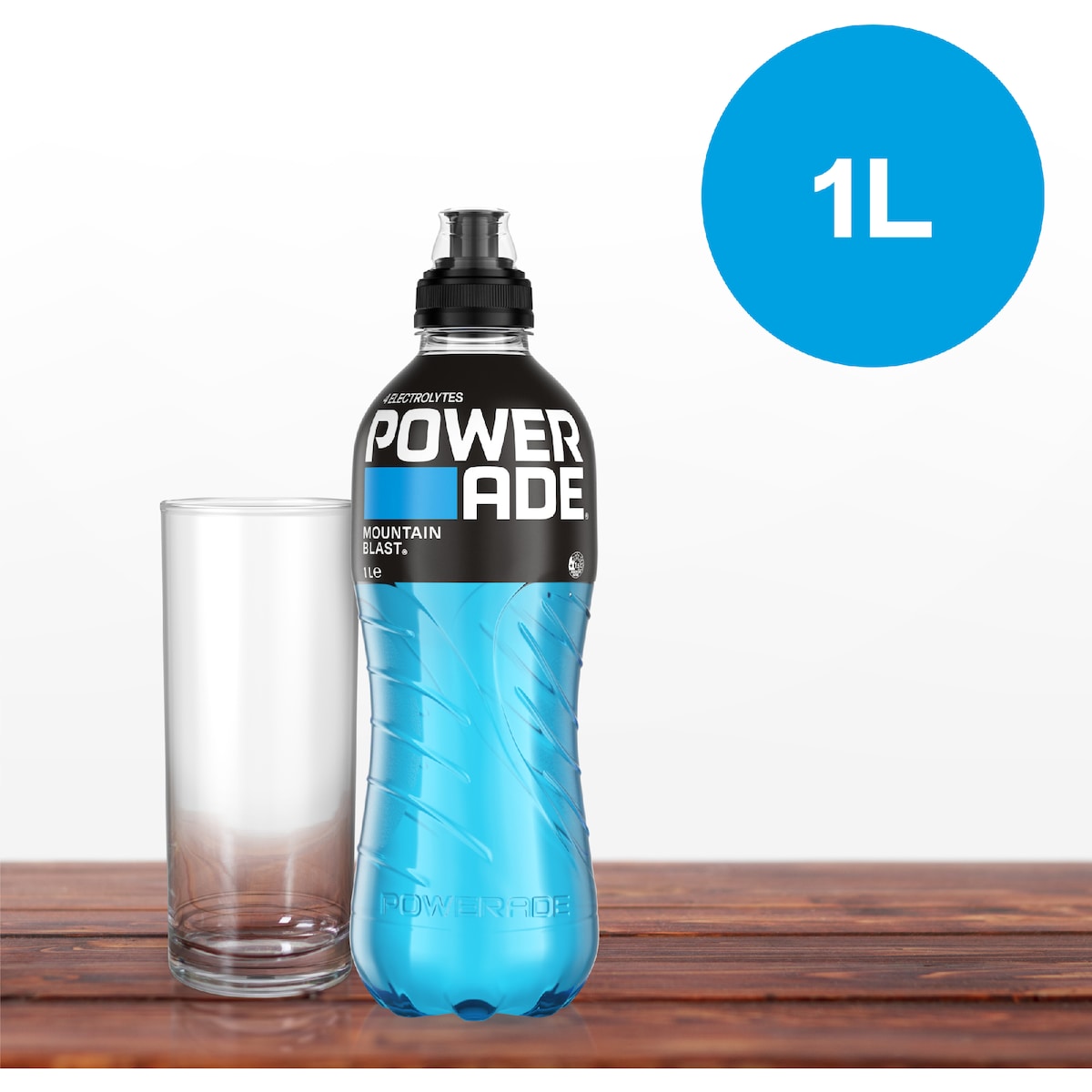 Powerade Isotonic Mountain Blast Training & Recovery Pack Drink 1l