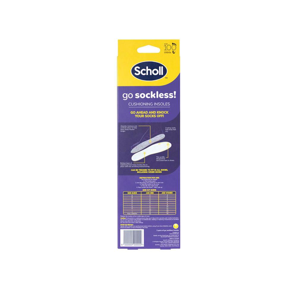 Scholl Go Sockless - 1 each