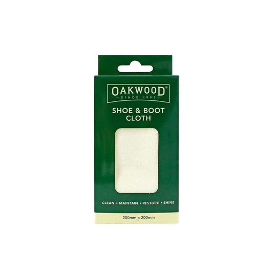 Oakwood Shoe And Boot Microfibre Cloth 20x20cm - 1PACK