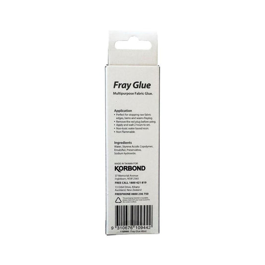 Korbond Fray Glue 40ml - 40ML