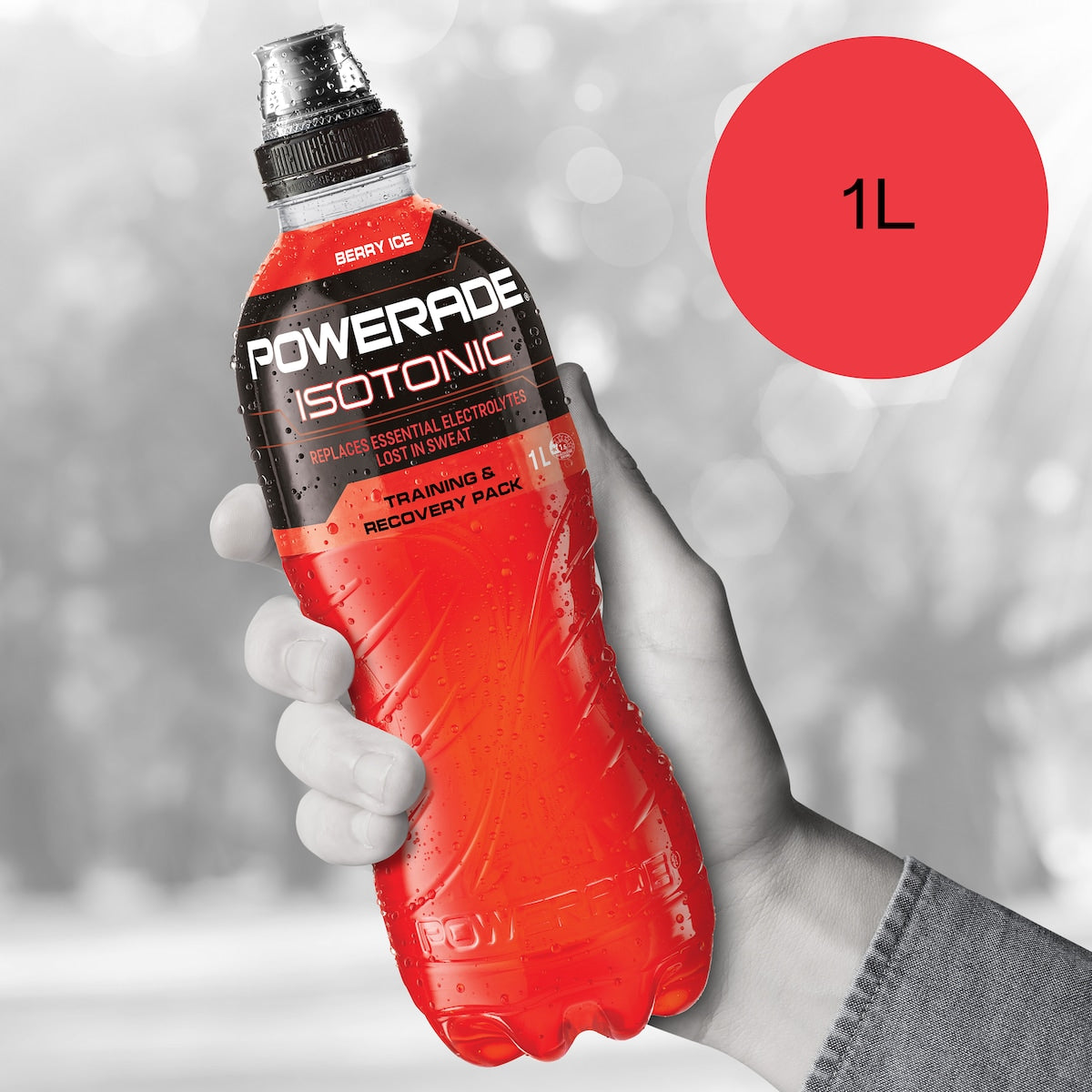 Powerade Isotonic Berry Ice Training & Recovery Pack Drink 1l