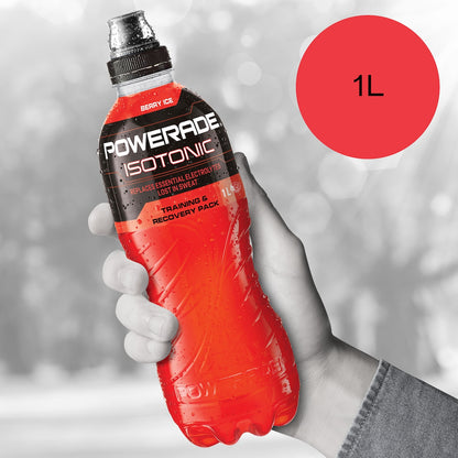 Powerade Isotonic Berry Ice Training & Recovery Pack Drink 1l