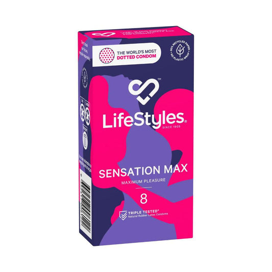 Lifestyle Condoms Sensations Max - 8 pack