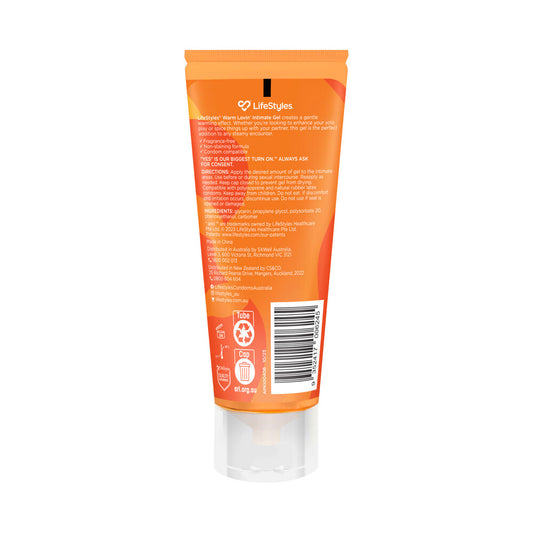 Lifestyle Warm Lovin Warming Intimate Gel - 80mL