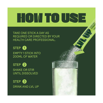Lvl Up Everday Hydration Lemon Lime 10pk - 10PACK