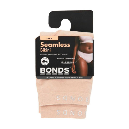 Bonds Womensi Seamless Brief Bikin Size 14 - 2 Pack