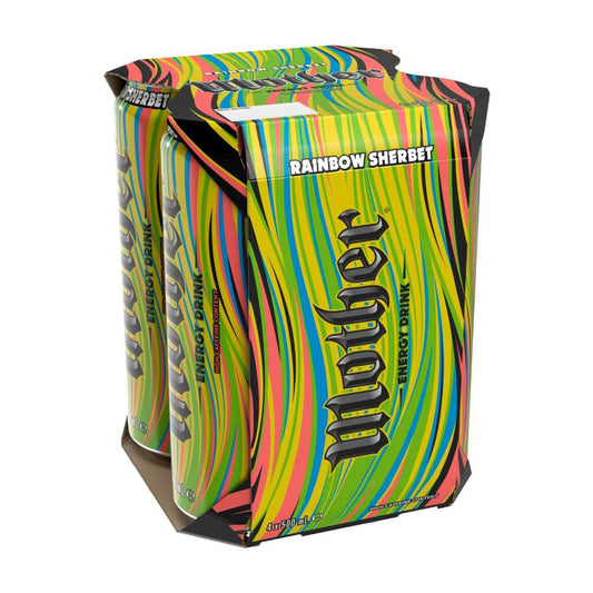 Mother Energy Drink Rainbow Sherbet Multipack Cans 4x500ml - 4 pack
