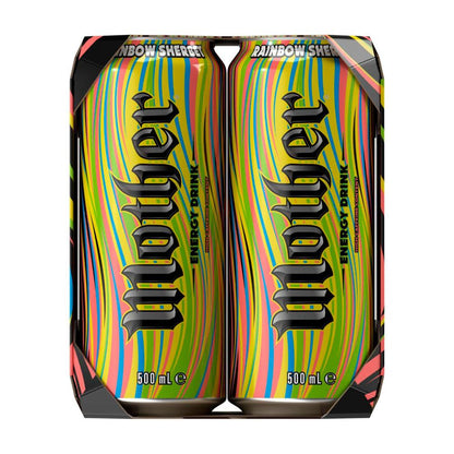 Mother Energy Drink Rainbow Sherbet Multipack Cans 4x500ml - 4 pack