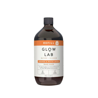 Glow Lab Hand Wash Refill Orange & White Lotus - 900mL