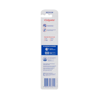 Colgate 360 Optic White Medium Battery Power Whitening Toothbrush - 1 pack