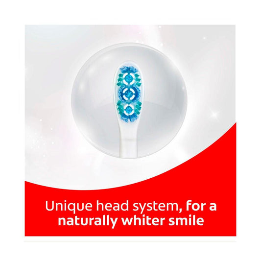Colgate 360 Optic White Medium Battery Power Whitening Toothbrush - 1 pack