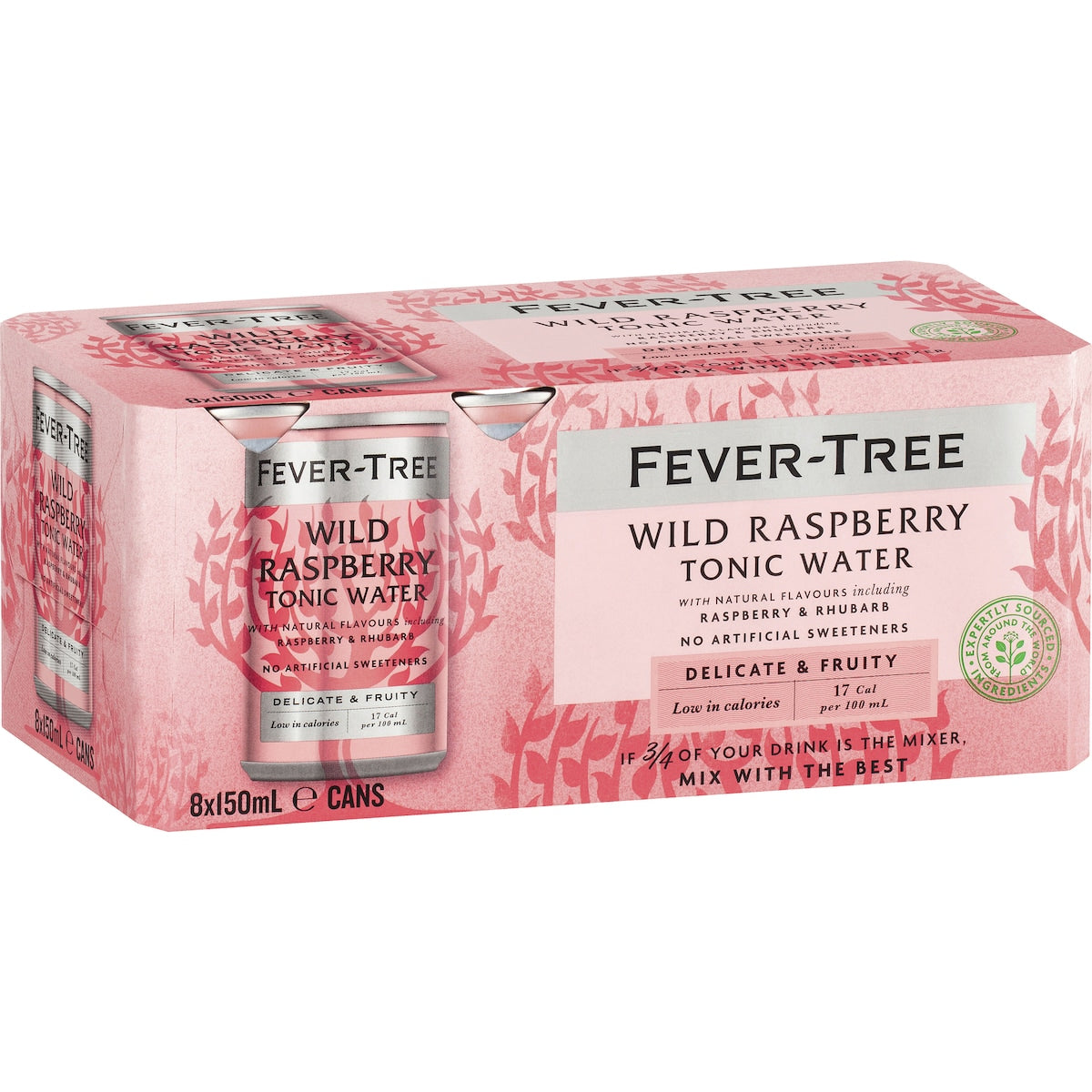 Fever-tree Wild Raspberry Tonic 150ml X 8 Pack