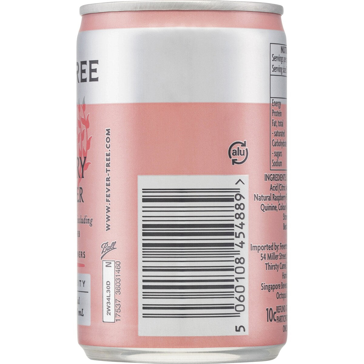 Fever-tree Wild Raspberry Tonic 150ml X 8 Pack