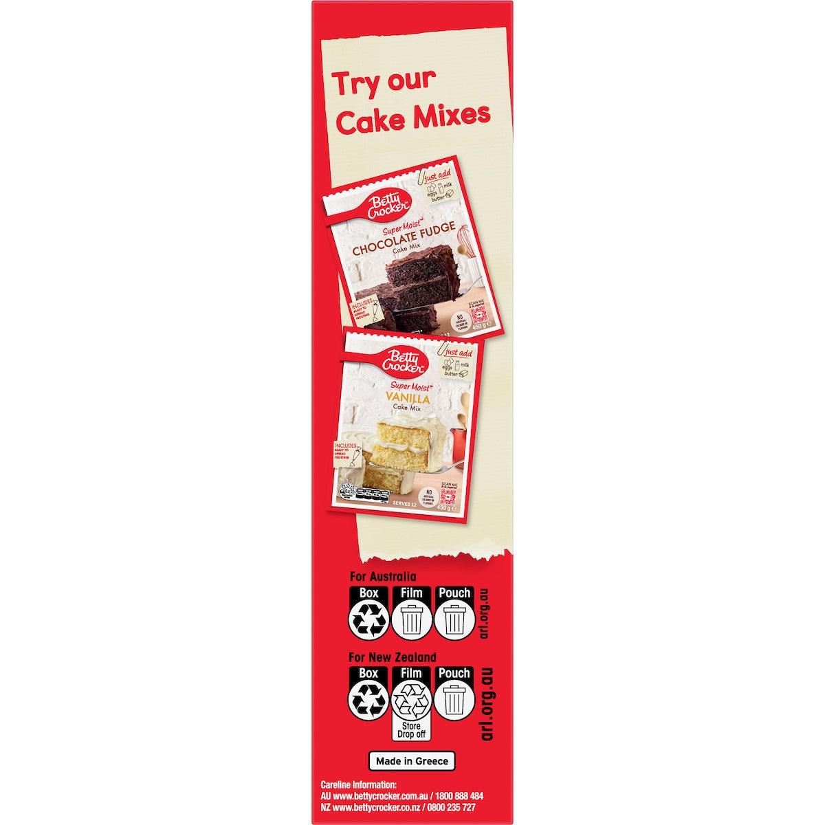 Betty Crocker Devils Food Cake Mix 450g