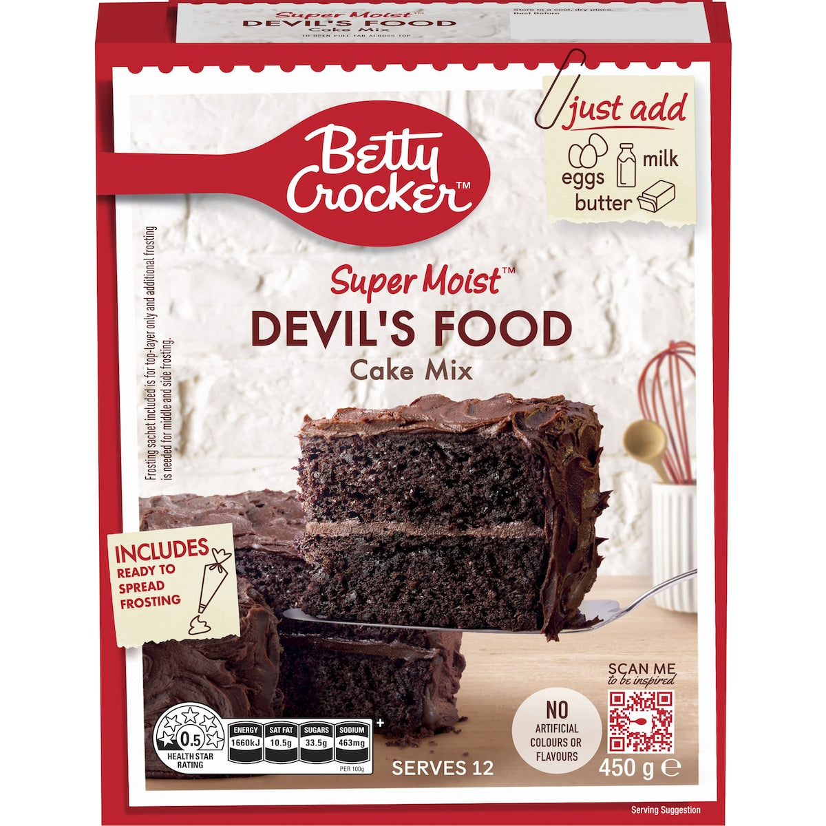 Betty Crocker Devils Food Cake Mix 450g