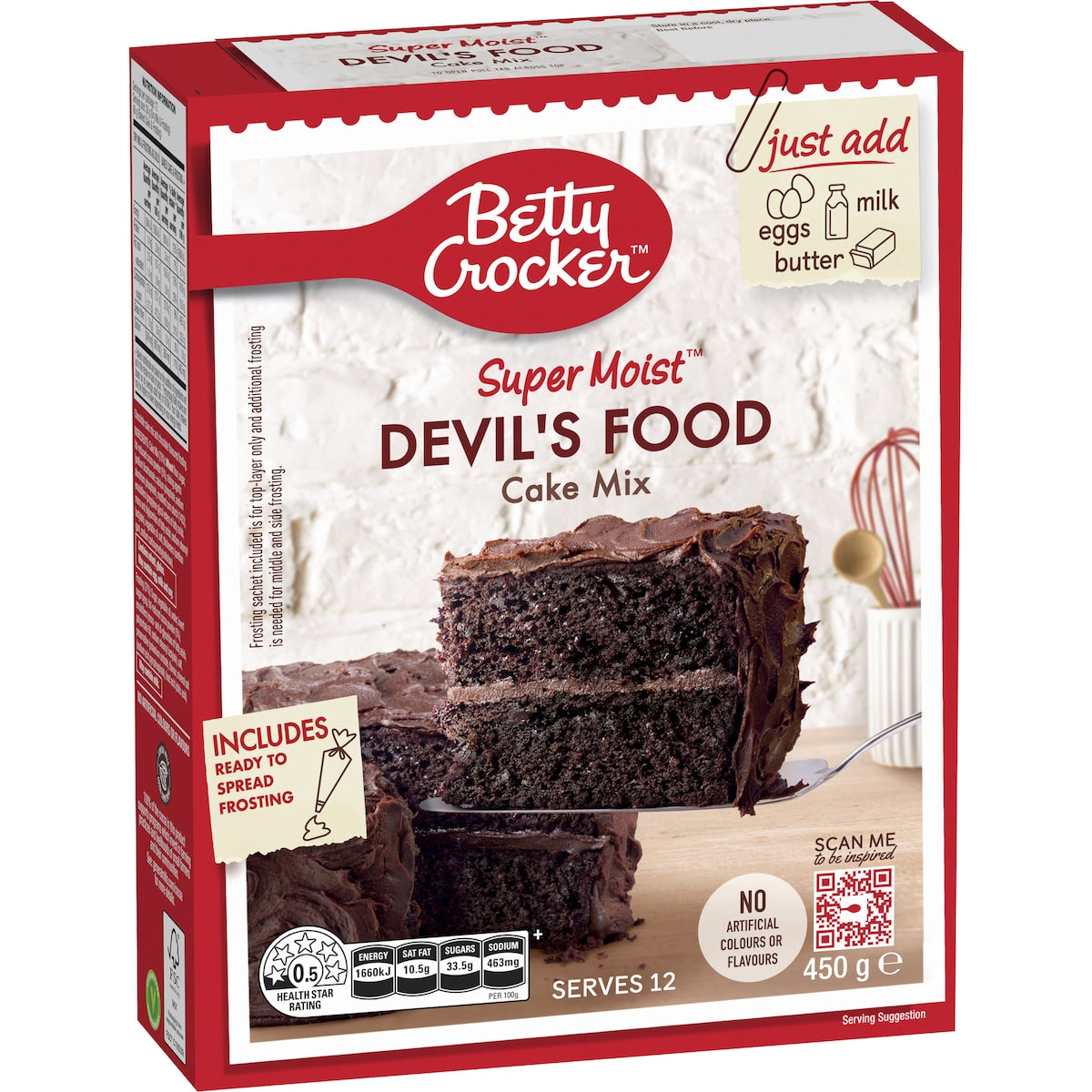 Betty Crocker Devils Food Cake Mix 450g