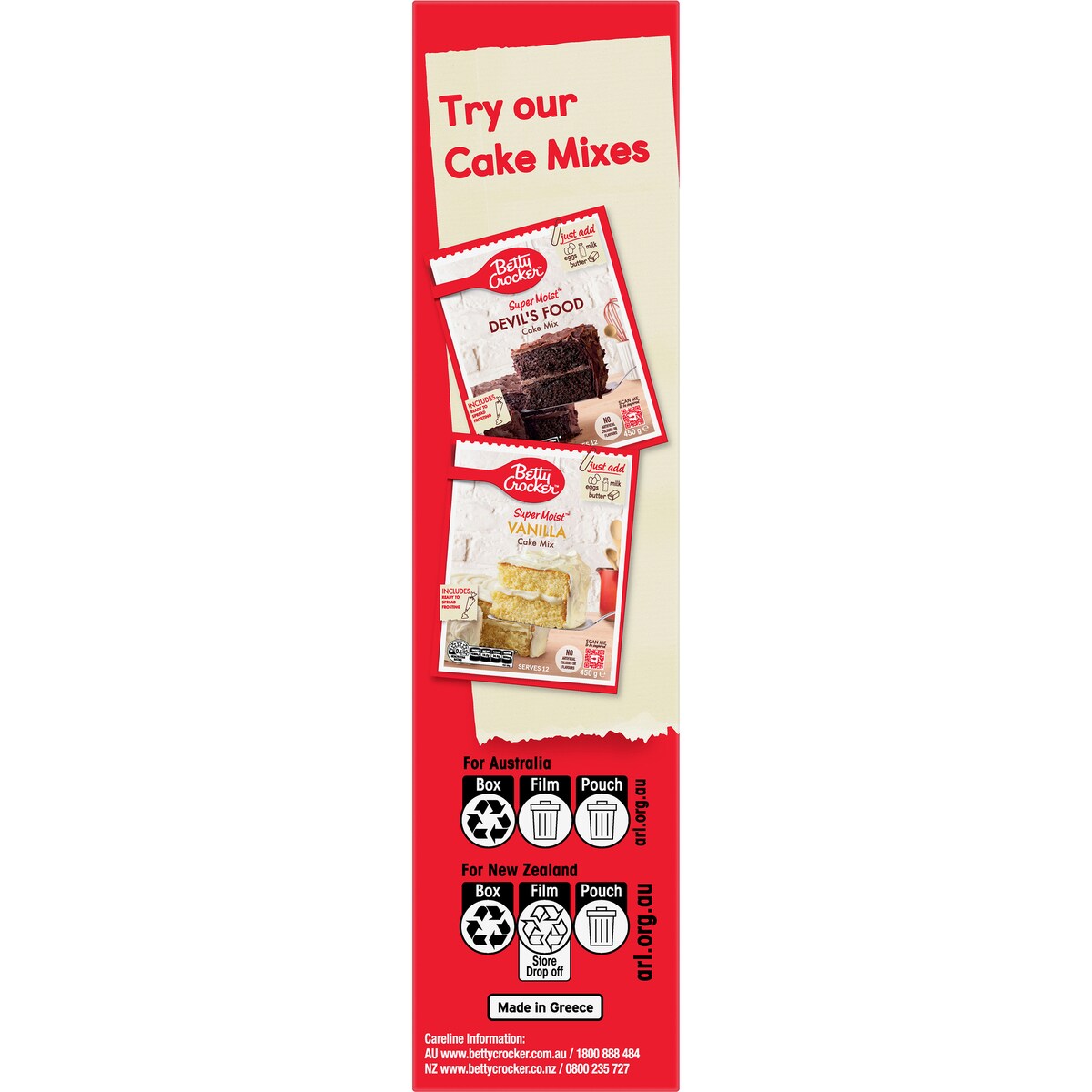 Betty Crocker Super Moist Chocolate Fudge Cake Mix 450g