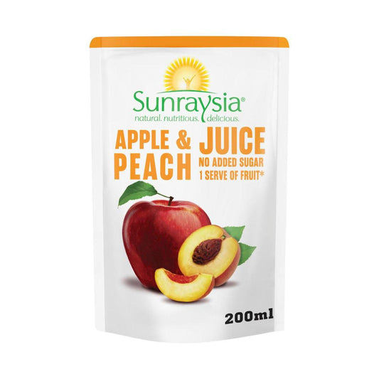 Sunraysia Pouch 99.9 Apple & Peach - 200mL