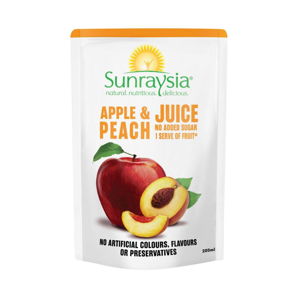 Sunraysia Pouch 99.9 Apple & Peach - 200mL