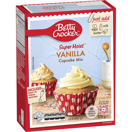 Betty Crocker Super Moist Vanilla Cupcake Mix 370g