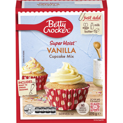 Betty Crocker Vanilla Cupcake Mix 370g