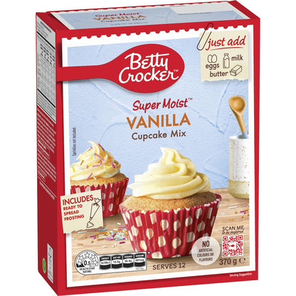 Betty Crocker Vanilla Cupcake Mix 370g