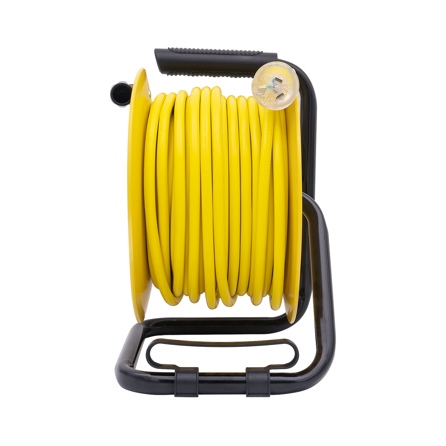 Click Heavy Duty Yellow Cable Reel - 25m - 4 Outlet