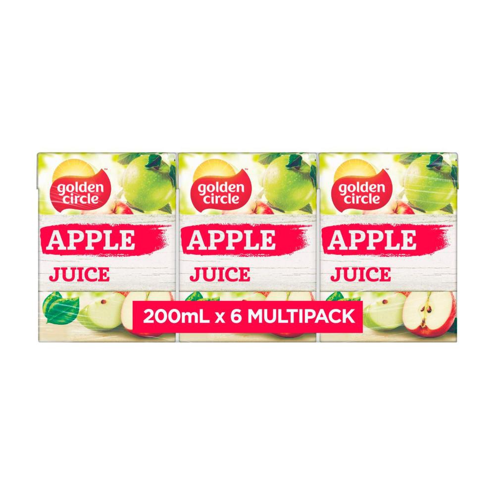 Golden Cire Juice Tetra Apple Fruit 6 Pack - 1.2L