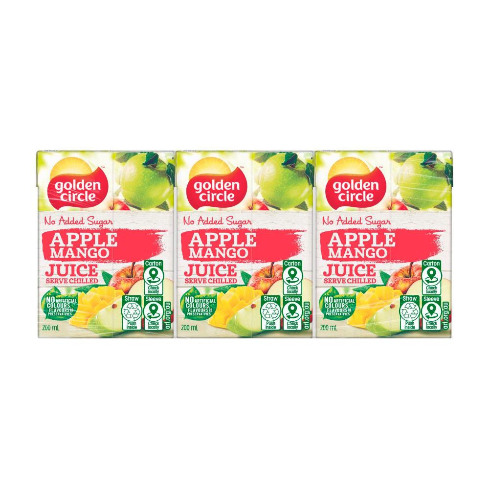 Golden Cire Juice Tetra Apple Mango 6 Pack - 1.2L