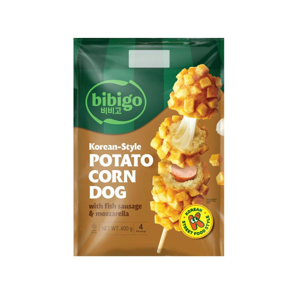 Bibigo Korean Corndog Potato Crispy - 400GRAM