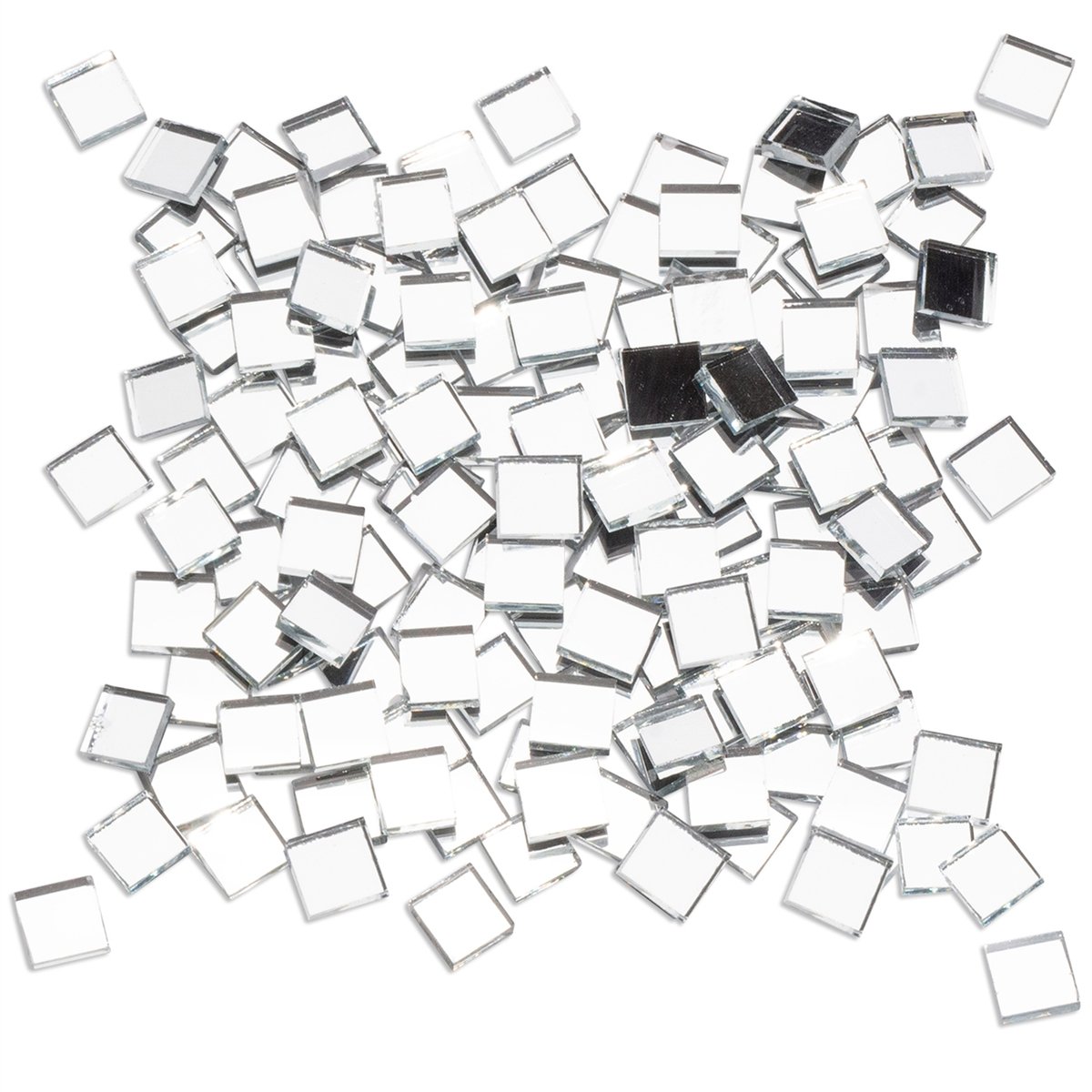 Mandala Art Mini Mirror Mosaic Glass Tiles 10mm Glass Easy To Use