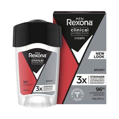 Rexona Men Deodorant 96hr inical Cream Sport - 45mL