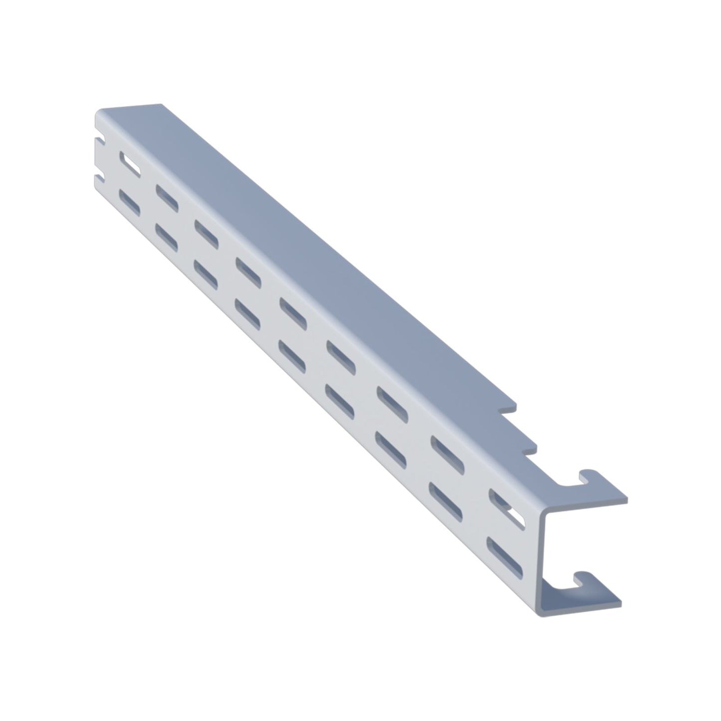Flexi Storage 300mm White Double Slot Wall Strip