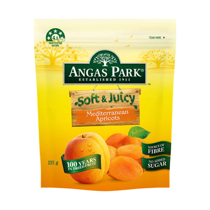 Angas Park Soft & Juicy Mediterranean Apricots - 225g
