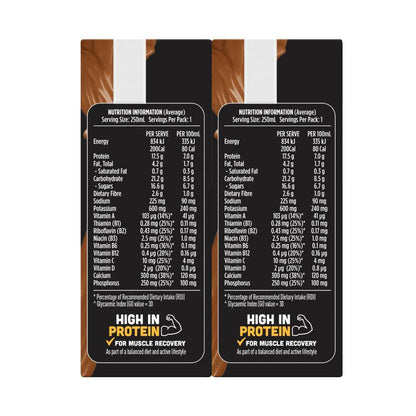Sanitarium Up&go Protein Energize Choc 6x250ml - 1.5L