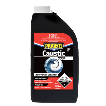 Diggers Caustic Soda - 1kg