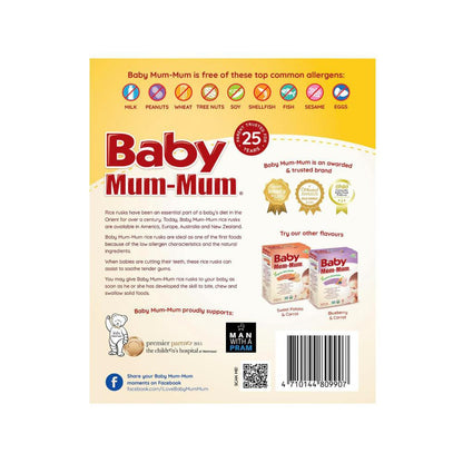 Baby Mum-mum Rice Rusks Banana +8 Months - 36g