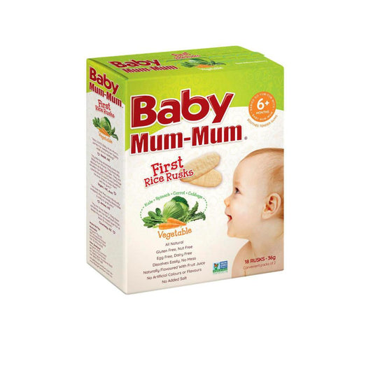 Baby Mum-Mum First Rice Rusk Vegetable +6 Months - 36g